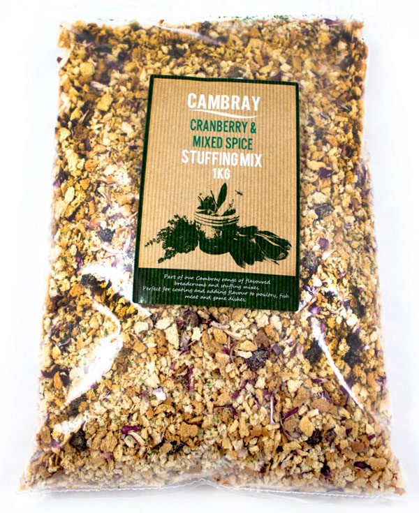 ST06 - Cambray Cranberry and Mixed Spice Flavoured Stuffing Mix 4x1kg